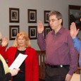 New Councilors Sworn-in Mayor Becker and three new City Councilors Sworn-in...