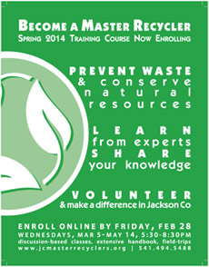 Click here for more information on becoming a Master Recycler!