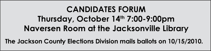 October Jacksonville Candidates Forum Announcement