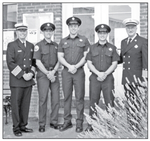 Swearing in of new members of the Jacksonville, Oregon Fire and Emergency Services Department, Sept 7, 2010