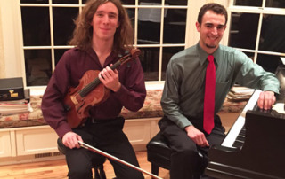 Morgan O'Shaughnessy and pianist Daniel Swayze