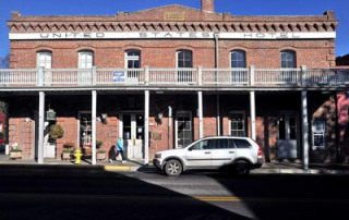 The 1880 U.S. Hotel in Jacksonville is owned by Jackson County and the Southern Oregon Historical Society. A leader in the Jacksonville community worries the historic building is deteriorating. Mail Tribune / Jamie Lusch