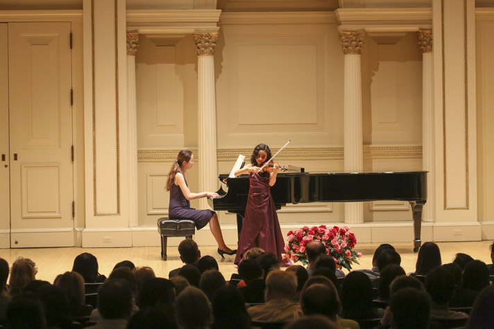 11 year old Dellara Sheibani of Ashland, OR won honors at the American Protégé International Competition Recital at Carnegie Hall, in NYC, on May 3, 2015, where she performed Kabalevsky’s Violin Concerto in C Major.
