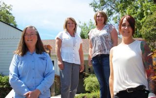 l-r Beverly Smith, Kimberlyn Kerneen, Stacey McNichols and Sarah Starnes