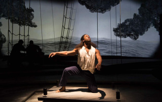 Pericles (Wayne T. Carr) at sea in OSF’s Pericles.