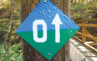 Forest Park Trail Loop Sign in Jacksonville, Oregon