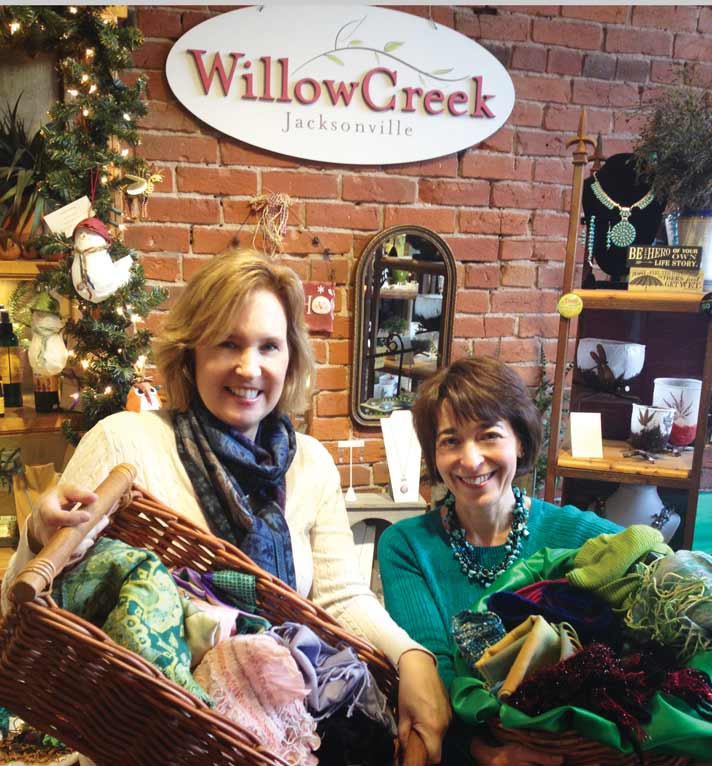Travel Expert Anne McAlpin and Jo Parker of WillowCreek Gifts