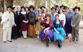 The cast of Meet the Pioneers 2015. Photo by Bill Miller.