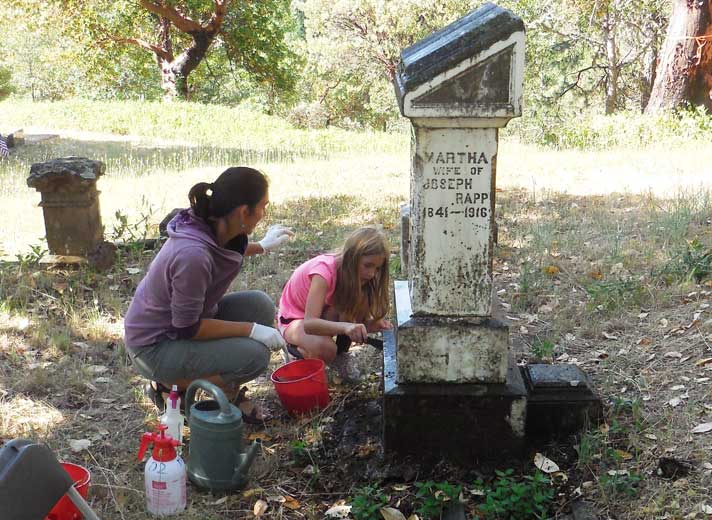 Photo by Mary Siedlecki is of Jacksonville residents, Michele Simmons and daughter Ruby who are regulars at our Marker Cleaning Workshops!