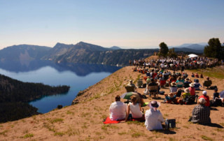 Britt Orchestra at Crater Lake, July 2016. Photo by Jay Newman