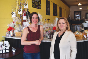 l-r: Chef Kristen Lyon and Patti Kirsch