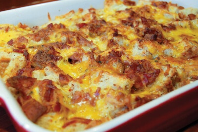 LEEK AND BACON STRATA - by Erika Bishop - Jacksonville Review Online